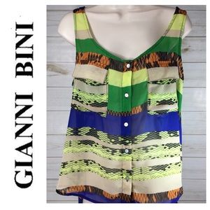 Gianni Bini semi sheer tank